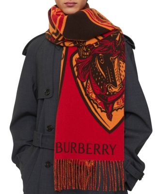  Charging Knight Wool Cashmere Scarf