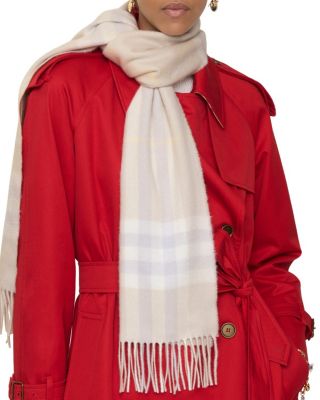 Check Cashmere Scarf