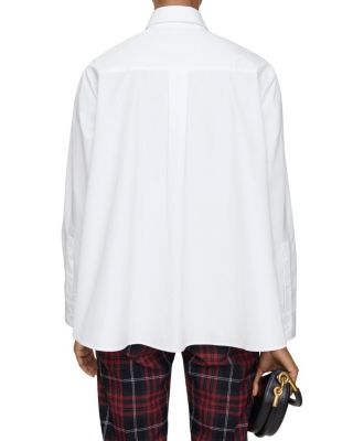 Oversized Cotton Poplin Shirt