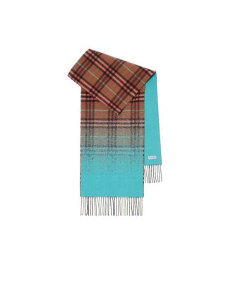  Gradient Check Cashmere Scarf