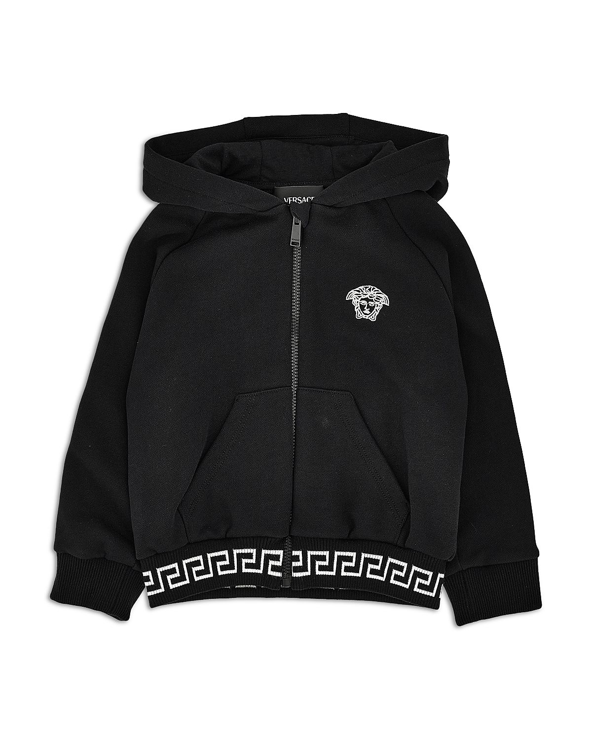 Versace Unisex Medusa Embroidery Fleece Hoodie - Baby, Little Kid