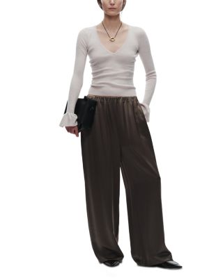 Watson Wool Ruffle Knit Sweater