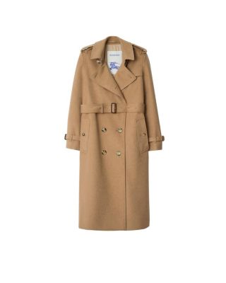  Long Cashmere Kensington Trench Coat