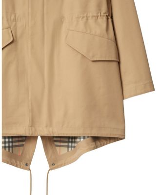 Bonded Gabardine Parka