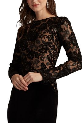 Forena Embroidered Crepe Gown