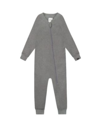 One Piece Thermal Underwear Purple With Printed Little Cats main image 1
