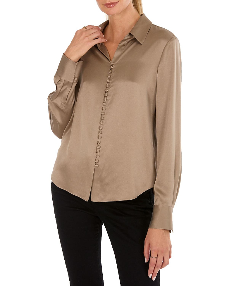 Secret Mission Joanne Blouse In Brown