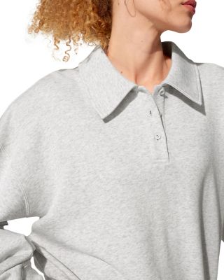  SILKERRY Oversized Heirloom '89 Polo Collar Sweatshirt