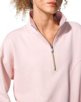  SILKERRY Oversized Heirloom '89 Stand Collar Half-Zip Pullover