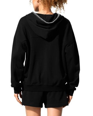  SILKERRY Oversized Seamflow Verge Full-Length Front Zip Hoodie