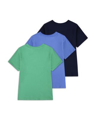 Boys' Cotton Stretch Crewneck Tees, Pack of 3 - Big Kid