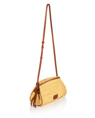Maude Raffia Convertible Clutch