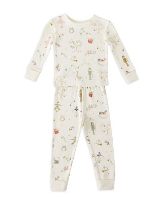 Unisex Partridge in a Pehr Tree Ribbed Pajama Set -Baby, Toddler