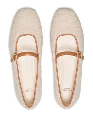 Women's Halo Shearling Mary Jane Flats