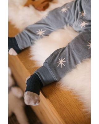 Unisex Starry Midnight Ribbed Footless Sleeper - Baby