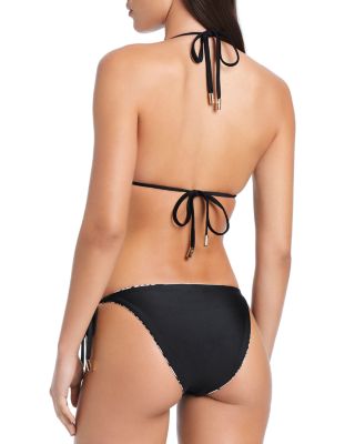 Triangle Bikini Top &amp; Tie Side Bikini Bottom
