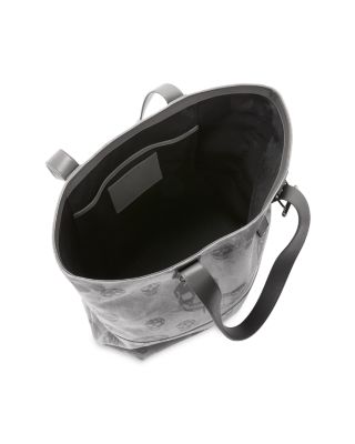 T Bar Printed Skull Shopper Bag