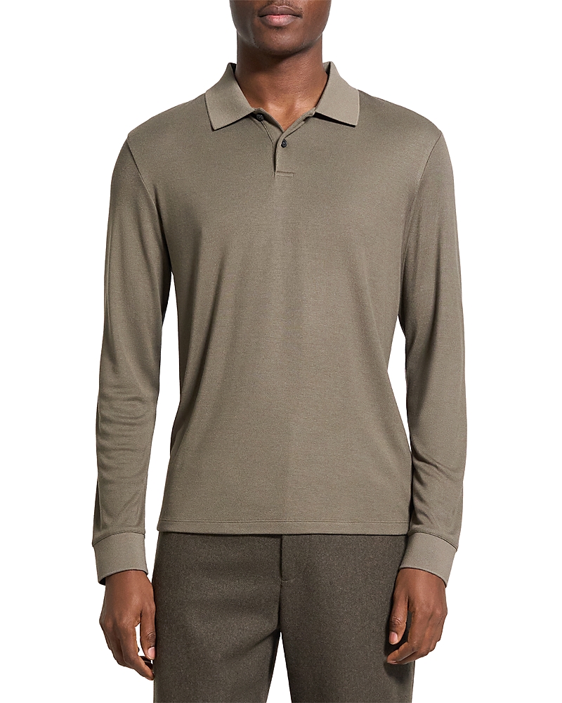 Theory Goris Long Sleeve Polo Shirt