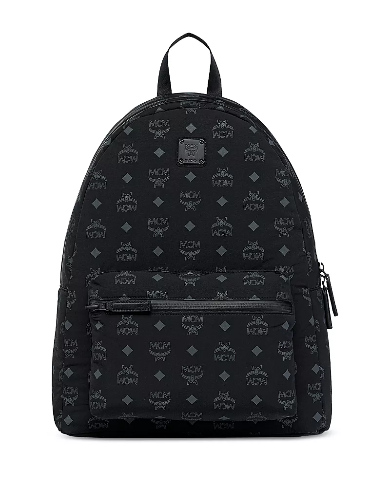 Mcm Stark Packable Backpack in Monogram Nylon