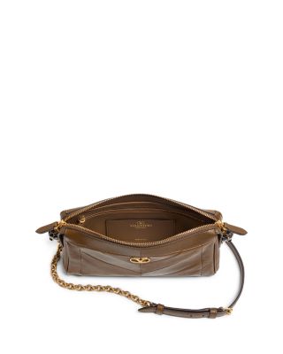 Panthea Small VLogo Leather Shoulder Bag 