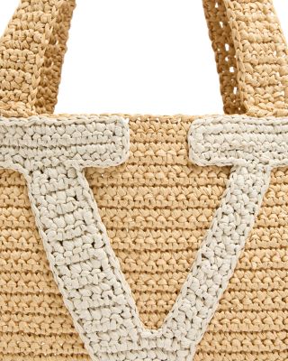 Viva Superstar Medium Raffia Shopping Tote