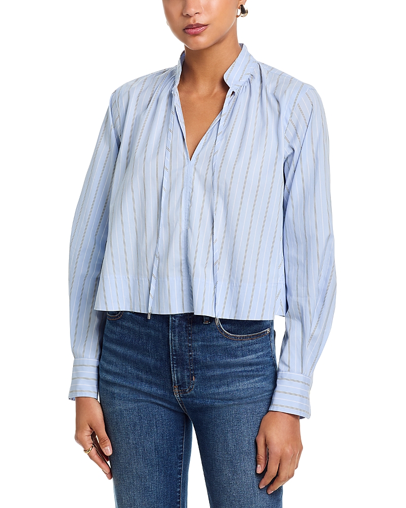 Veronica Beard Kaits Blouse In Blue