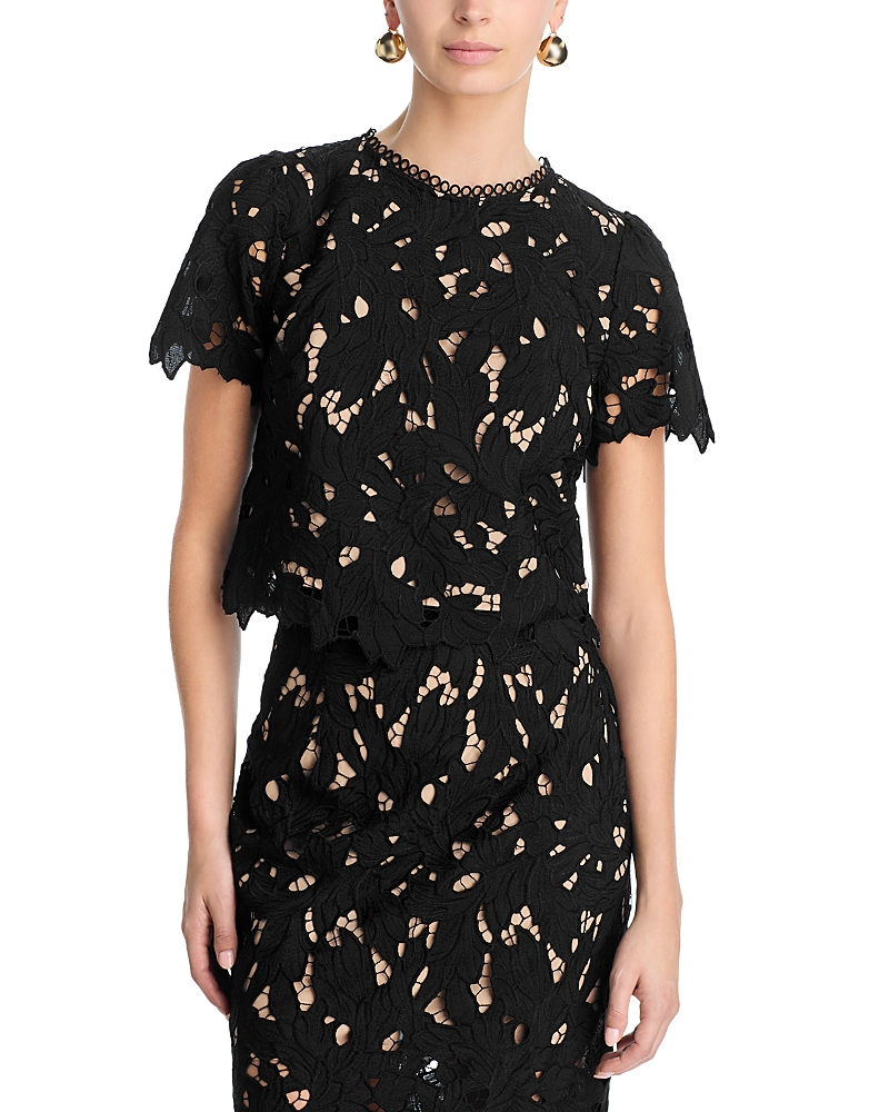 Aqua Large Lace Top - Exclusive