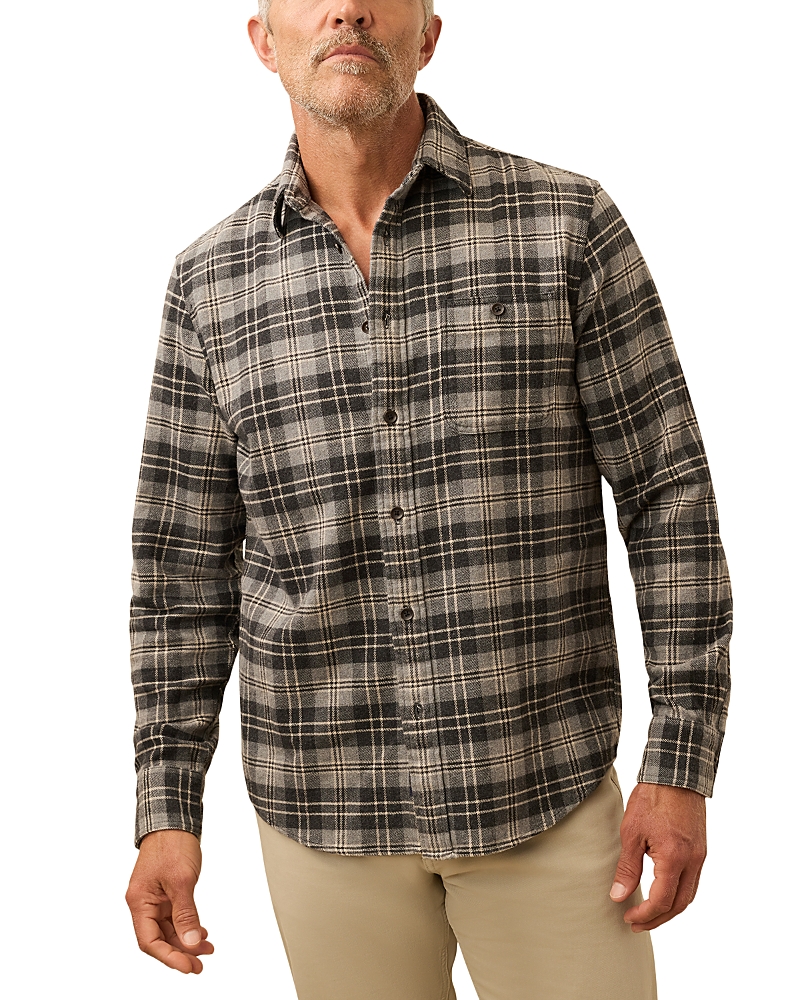 Faherty Super Brushed Flannel Shirt In Multi