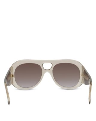 Bold Round Sunglasses, 53mm