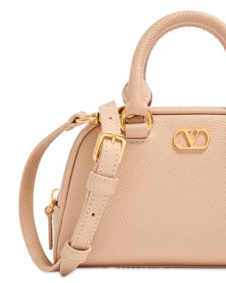 VLogo Signature Mini Top Handle Bowling Bag