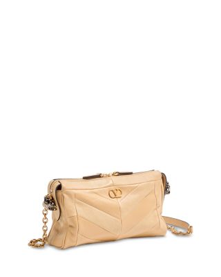 Panthea Small VLogo Leather Shoulder Bag 