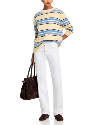 The Kick It High Rise Straight Jeans in Totally Innocent