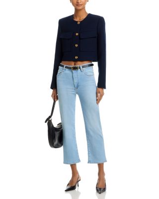 Pixie Le Sleek Straight High Rise Jeans in Hush