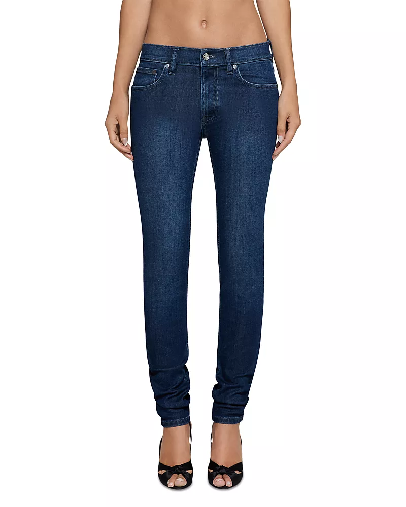 Eb Denim Moss Mid Rise Skinny Jeans in Nightfall
