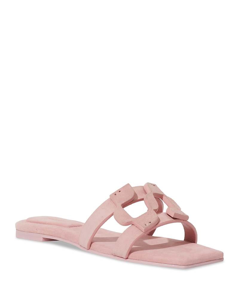 Simkhai Women's Monogram Sandals In Pink