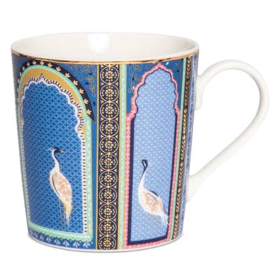 Sara Miller India Assorted Mugs, Set of 4