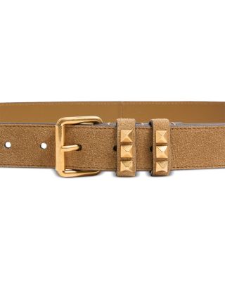 Women's Fl&acirc;neuse Suede Leather Belt