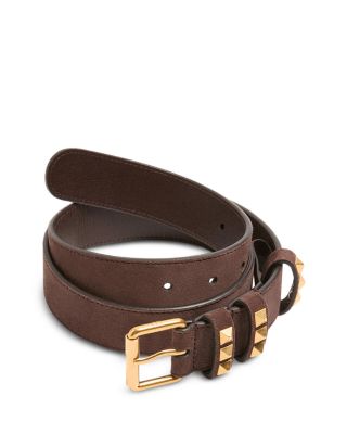 Women's Fl&acirc;neuse Suede Leather Belt