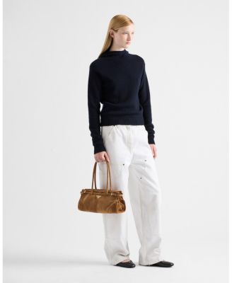  Bonnie Medium Suede Handbag