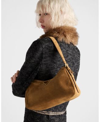  Aimee Medium Suede Shoulder Bag