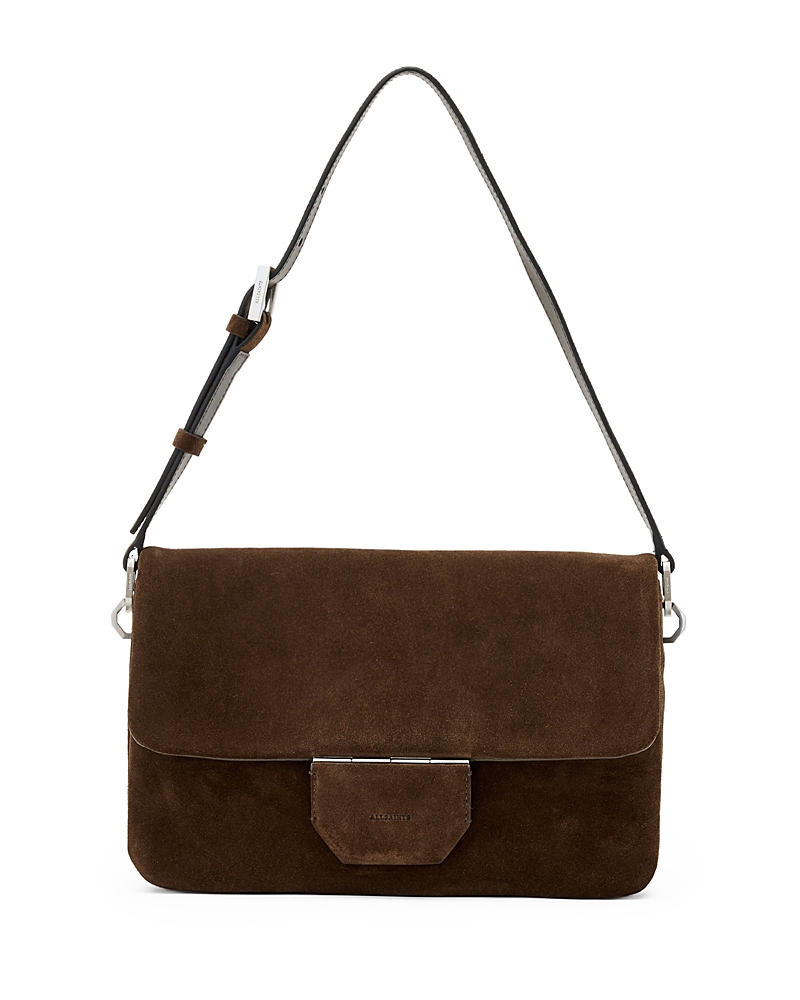 Allsaints Ondine Medium Suede Shoulder Bag · OS