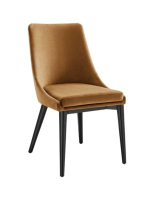 Viscount Accent Performance Velvet Dining Chairs, Set of 2