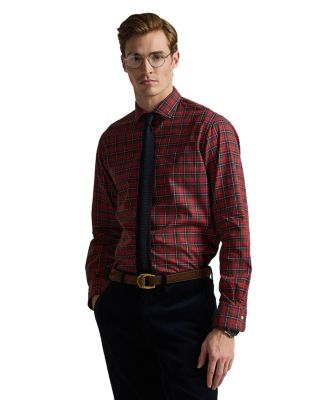 Classic Fit Plaid Twill Shirt