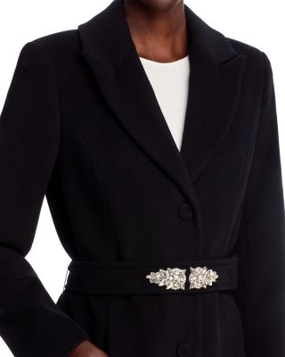 Belted Wool Blend Coat
