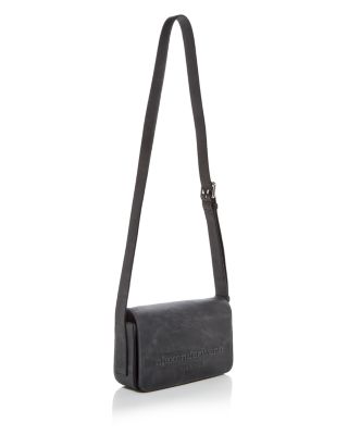 Punch Flap Leather Crossbody Bag