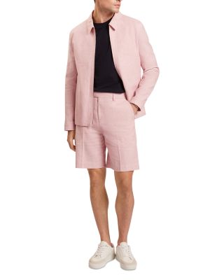 Ashleyj Linen Blend Harrington Jacket