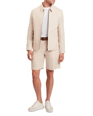 Ashleyj Linen Blend Harrington Jacket