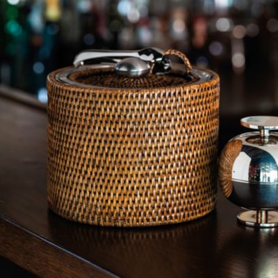 Home Collection Rattan Ice Bucket