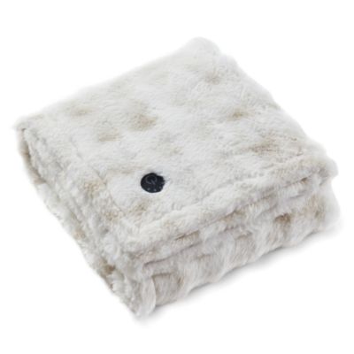Heated Luxe Faux Fur Throw Blanket - Exclusive