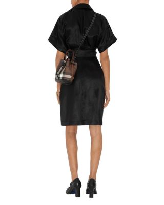 Mini Check Bucket Bag